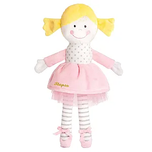 Βρεφική Λούτρινη Κούκλα DOLLY με Όνομα