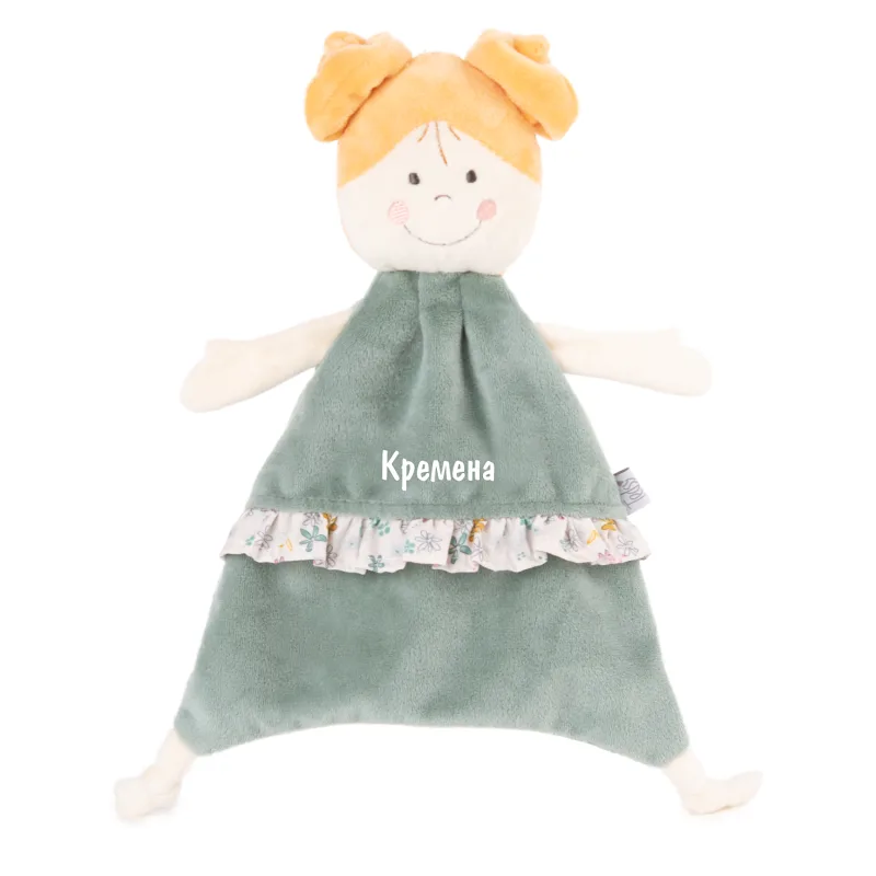 Мека играчка кукла "Хана" с Надпис